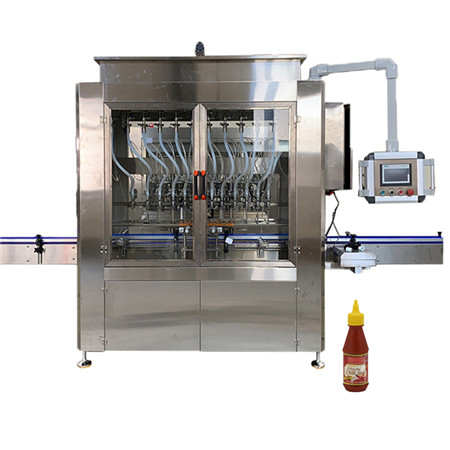 Dzērieni / Eļļa / Sulas / Dzērieni / Piena pūšanas pudeles šķidruma uzpildes produktu līnijas blīvējuma uzpildīšanas mašīna ar paplāksni, konveijeru, iepakošana, etiķetēšana, sterilizēšana, žāvējamā mašīna 