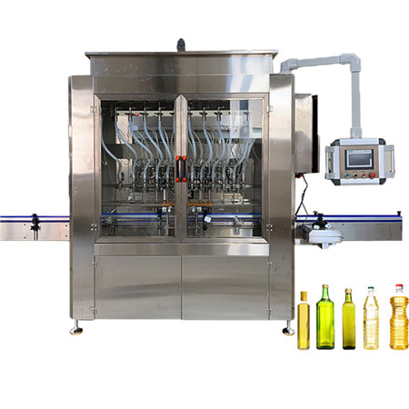 Automātiska pudeles eļļas šķidruma pildīšanas mašīna ar blīvēšanas vāciņu marķēšanas līniju 