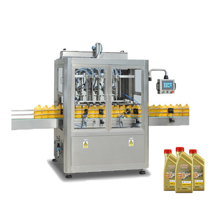Automātiska lineāra virzuļa spiediena ūdens šķidruma plastmasas pudele pārtikas eļļas eļļu dzērienu uzpildīšanas vāciņu marķēšanas pudeļu pildīšanas mašīnu līnija iepakošanas mašīnai 
