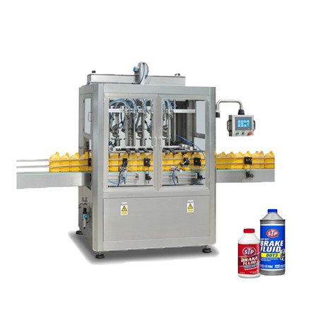 Pneimatiskās horizontālās pastas / šķidruma pildīšanas mašīnas ar vienu galvu Zemesriekstu sviesta pildīšanas mašīna / Piena alus dzērienu aprīkojums 